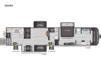 Alpine 3910RK Floorplan Image