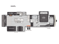 Arcadia 3660RL Floorplan Image