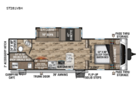 SportTrek 281VBH Floorplan
