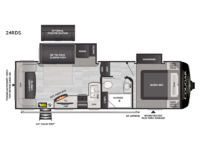 Cougar Half-Ton 24RDS Floorplan