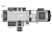 Cougar Half-Ton 29RLI Floorplan