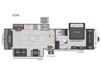 Avalanche 322RL Floorplan