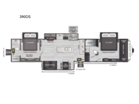 Avalanche 390DS Floorplan Image
