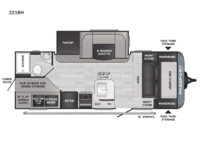 Passport SL 221BH Floorplan Image