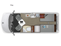 Roadtrek Play Floorplan Image