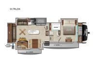 Eagle 317RLOK Floorplan