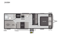 Springdale 260BH Floorplan
