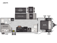 Premier Ultra Lite 29BHPR Floorplan Image