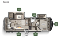 Flagstaff Super Lite 526RK Floorplan Image