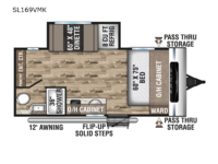 Sonic Lite SL169VMK Floorplan Image