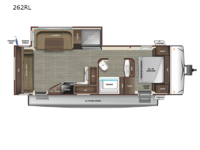 Super Lite 262RL Floorplan Image