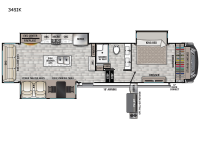 Cedar Creek 345IK Floorplan