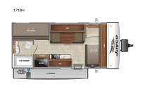 Jay Feather Micro 171BH Floorplan