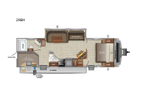 White Hawk 29BH Floorplan Image