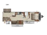 White Hawk 32BH Floorplan Image