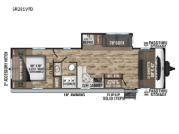 Stratus Ultra-Lite SR281VFD Floorplan Image