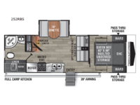 Freedom Express Ultra Lite 252RBS Floorplan Image