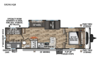 Stratus Ultra-Lite SR291VQB Floorplan