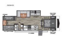 Freedom Express Ultra Lite 292BHDS Floorplan Image