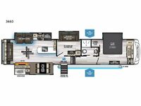 Cherokee Arctic Wolf Suite 3660 Floorplan Image