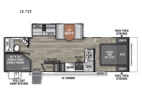 Freedom Express 28.7SE Floorplan