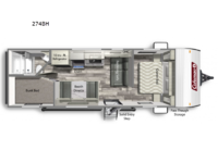 Coleman 274BH Floorplan