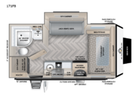 Overland Series 171FB Floorplan