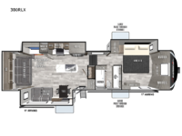 Cardinal Luxury 380RLX Floorplan Image