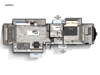 Cardinal Limited 320RLX Floorplan Image