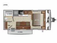 Jay Flight SLX 195RB Floorplan Image