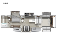 Sanibel 3802WB Floorplan