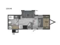 Used 2022 Winnebago Industries Towables Minnie 2201MB image