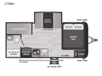 Hideout 176BH Floorplan
