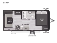 Hideout 177RD Floorplan