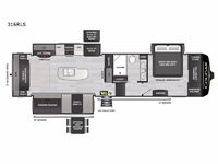 Cougar 316RLS Floorplan