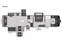 Cougar 355FBS Floorplan