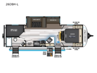 Cherokee Alpha Wolf 26DBH-L Floorplan Image