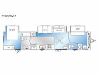 Hy-Line HY39SPEC54 Floorplan Image
