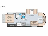 Tiburon Sprinter 24RW Floorplan Image