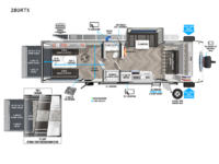 Salem 280RTX Floorplan Image