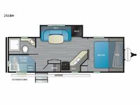 Mallard 251BH Floorplan Image