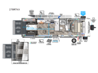 Wildwood FSX 270RTKX Floorplan Image