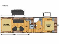 Iconic Pro Lite 2816CKG Floorplan Image