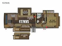 Glacier Peak Titanium Series F27KVS Floorplan Image