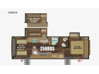 Black Stone Titanium Series 250RDS Floorplan Image