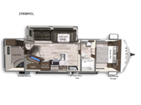 Kodiak Ultra-Lite 296BHSL Floorplan Image