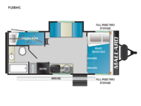 Mallard Pathfinder P18BHS Floorplan Image
