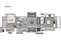 Sandpiper 38FKOK Floorplan