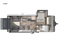 XLR Boost 21QBS Floorplan