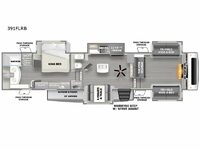 Sierra Luxury 391FLRB Floorplan Image